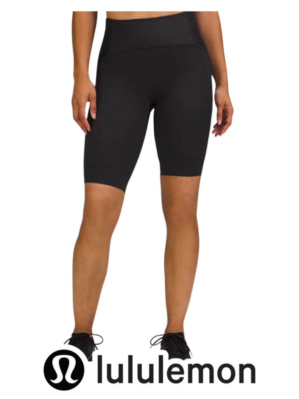 Lululemon | SenseKnit Running High-Rise Short 10” Black - Size 6
